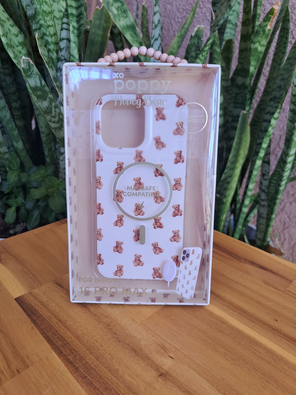 Xo Poppy Teddy Bear Phone Case For Iphone 16 Pro Max
